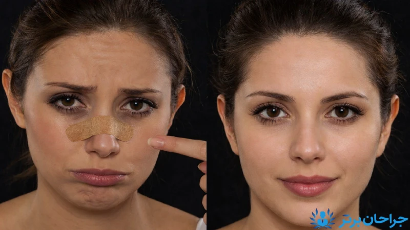 معایب و ریسکهای جراحی ترمیمی بینی